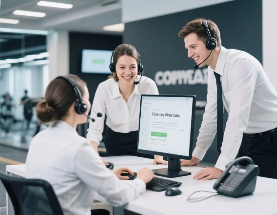 客服帮助中心示意图